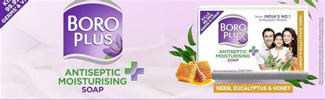 Buy BoroPlus Antiseptice & Moisturising Soap - Neem Eucalyptus Honey ...