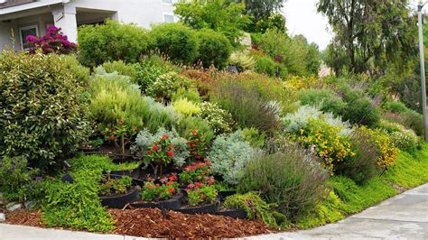 Landscaping hillsides is tricky, expensive retaining walls are not the only option. Dirt Lockers ...