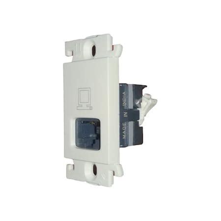 Legrand Plastic Mylinc RJ45 Socket (White) : Amazon.in: Home & Kitchen