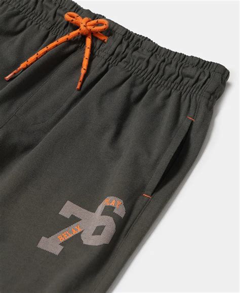 Buy Boy's Super Combed Cotton Rich Graphic Printed Joggers with ...