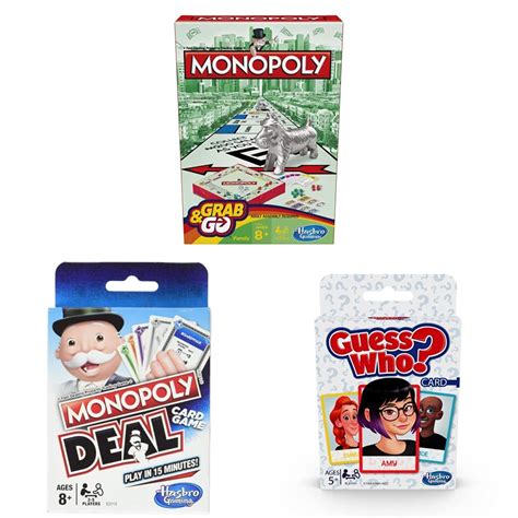 Buy Monopoly Grab & Go Board Game & MONOPOLY Deal Card Game English ...