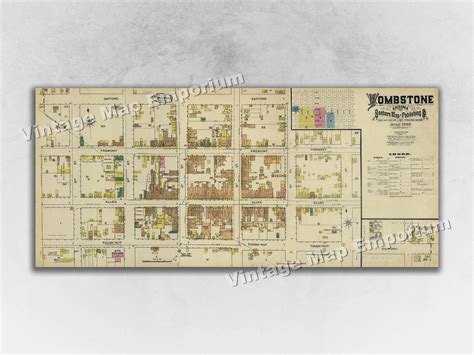 Mapa De Tombstone Arizona