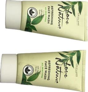 Oriflame LOVE NATURE REFRESHING FACE WASH WITH ORGANIC GREEN TEA PACK ...