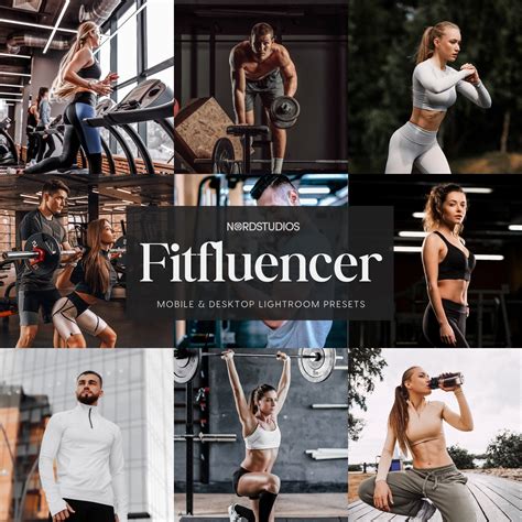 'Fitfluencer' Lightroom Presets Pack | Mobile & Desktop – Nord Studios