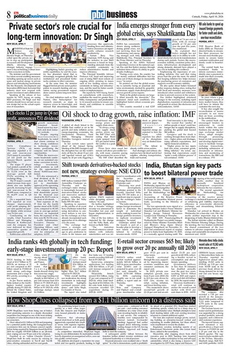 PbdOdisha 10th April 2026 ePaper Page: 8 - pbdodisha - Pbdodisha ePaper ...