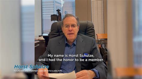 Horst Schulze - The Travel Institute