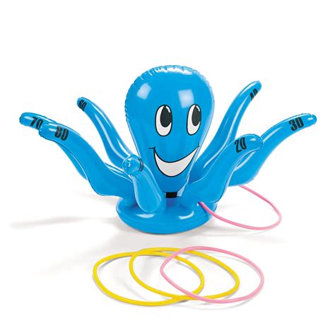 Fun Express Inflatable Octopus Ring Toss Game Birthday Party Games ...
