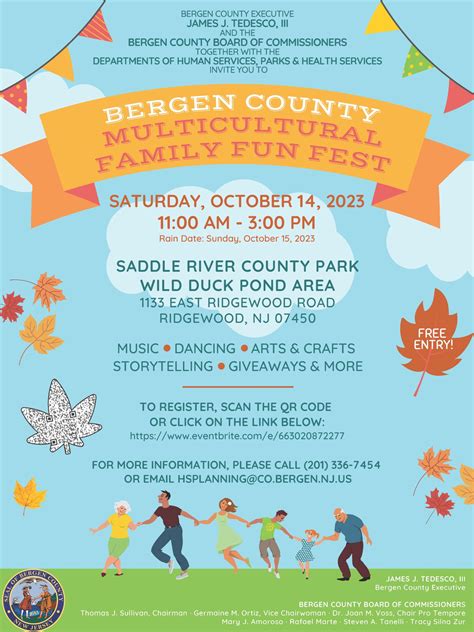 BERGEN COUNTY TO HOST MULTICULTURAL FUN FEST FOR CHILDREN AND FAMILIES ...