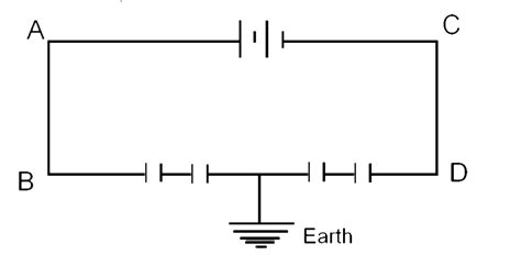 Four equal capacitors , each with a capacitance `(C)` are connected to ...