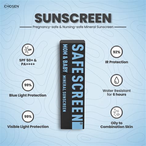 SAFESCREEN® Mom & Baby: Best Pregnancy-Safe Sunscreen – CHOSEN Store