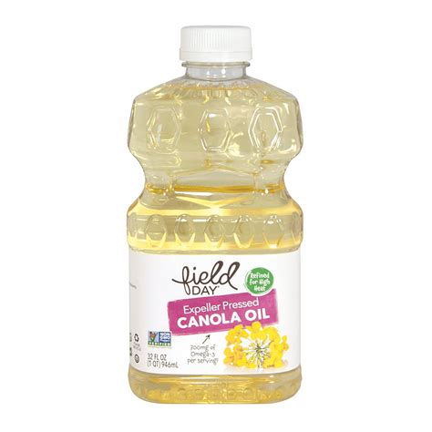 Amazon.com : Field Day, Expeller Pressed Canola Oil, 32 Fl Oz : Grocery ...