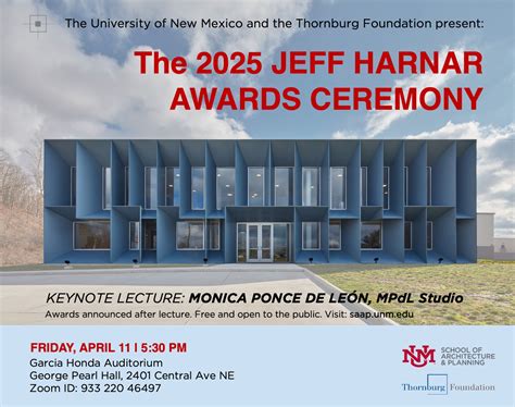 UNM Events Calendar - 2025 Jeff Harnar Awards Lecture + Ceremony