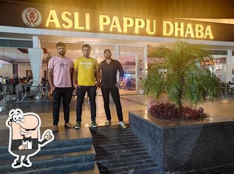 Menu at Asli Pappu Dhaba, India