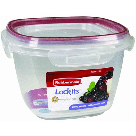Buy Rubbermaid Lock-Its Food Storage Container, 1.6 Litres Online at ...