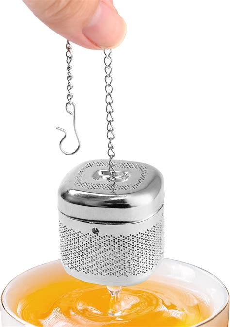 Amazon.com: Tea Infuser Balls for Loose Tea with Extended Chain Hook ...