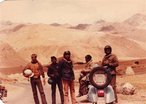 In 1982, A Man Took His Bajaj Chetak To The Highest Motorable Road In ...