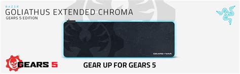 Razer Goliathus Extended Chroma Gears 5 Soft Gaming Mouse Mat with ...