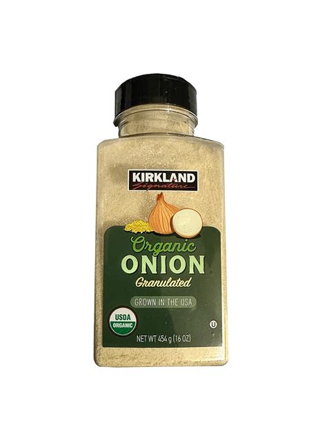 Amazon.com : Kirkland Signature Organic Granulated Onion, Grown in the ...