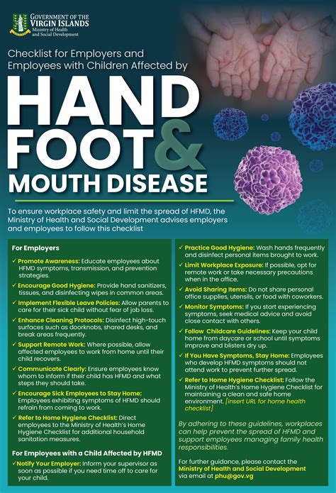 Ministry Of Health Monitoring Hand Foot And Mouth Disease Outbreak | Government of the Virgin ...
