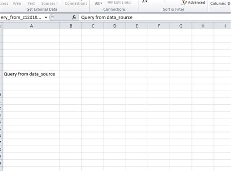 Image result for Select Data From Excel Sheet Using SQL Query