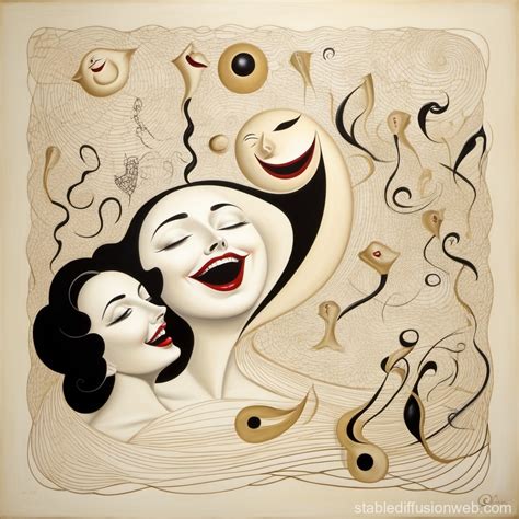 Experience of Laughter and Death | Stable Diffusion Online