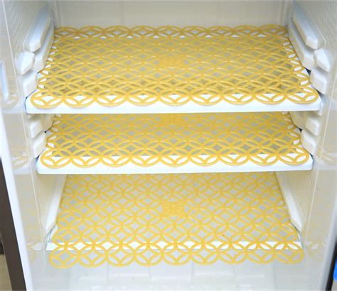 Kuber Industries PVC 6 Piece Refrigerator Drawer Mat Set - White ...