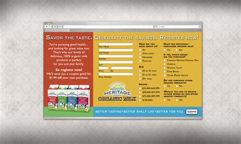 Stremicks Heritage Organic Milk Campaign