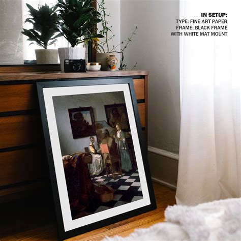 The Concert Painting & Wall Art Print by Johannes Vermeer - Dessine Art