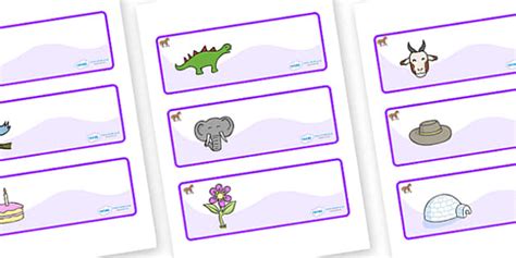 Pony Themed Editable Drawer-Peg-Name Labels (teacher made)