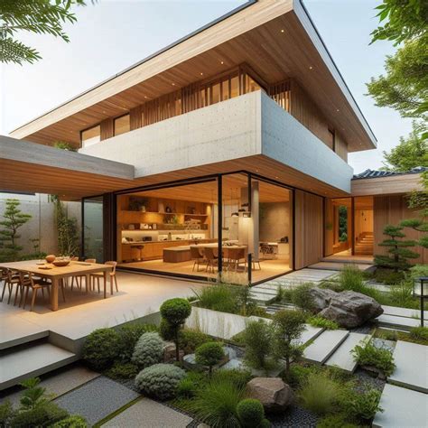 Modern Japanese House Floor Plan