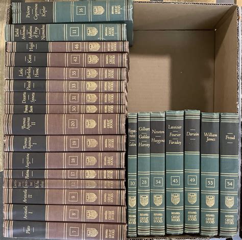 Lot - (54) Books Set, Great Books Britannica