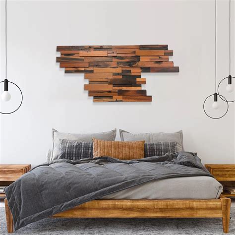 Calhome 28" x 12" Wall Paneling in Brown | Wayfair