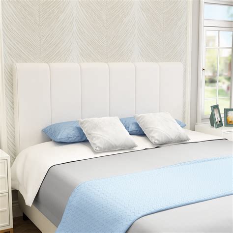 White Leather King Size Headboard at Rory Barbour blog