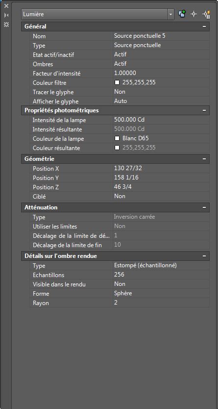 Image result for AutoCAD Light Settings Explained