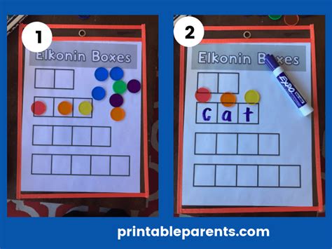 Printable Elkonin Boxes - Printable Parents