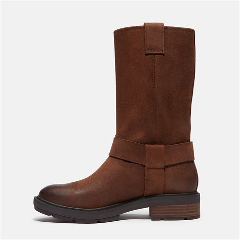 Brimfield Tall Pull On Boot for Women in Dark Brown