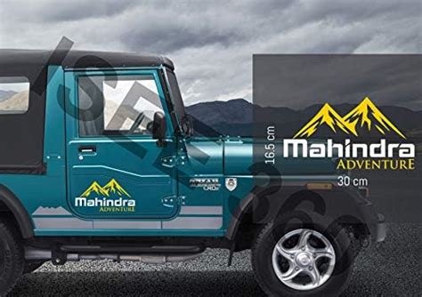 ISEE 360® Mountain Adventure Stickers for Car Exterior Yellow and White ...