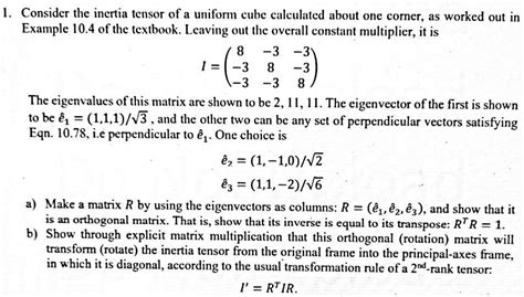 Inertia Tensor Matrix Example 的图像结果