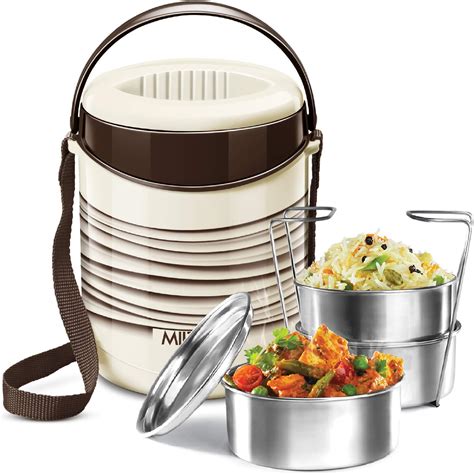 Buy Milton Thermosteel Legend 3 Container Stainless Steel Lunch Box ...