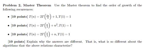 Image result for Master Theorem Examples