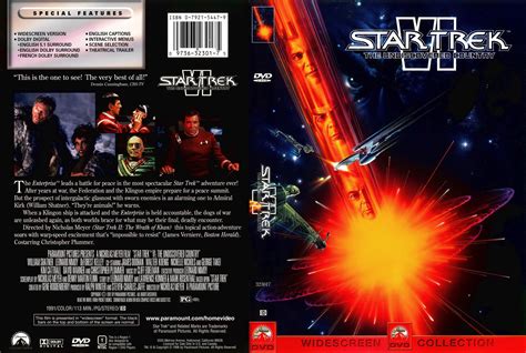Star Trek VI The Undiscovered Country 1991 | DVD Covers | Cover Century ...