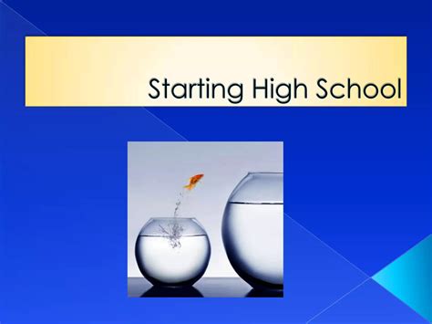Starting high school | PPTX