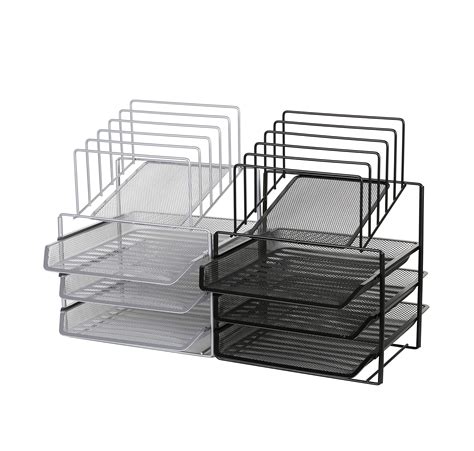 Exerz Desk Organizer 3 Layer Sliding Letter Trays With 5 | Desertcart INDIA