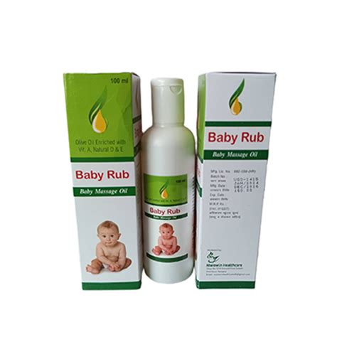Baby Rub - Olive Oil Enriched with Vitamin A Natural D & E - Marowin ...