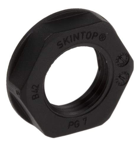 53019200 Lapp | Lapp Black Fibreglass PA Cable Gland Locknut, PG7 ...