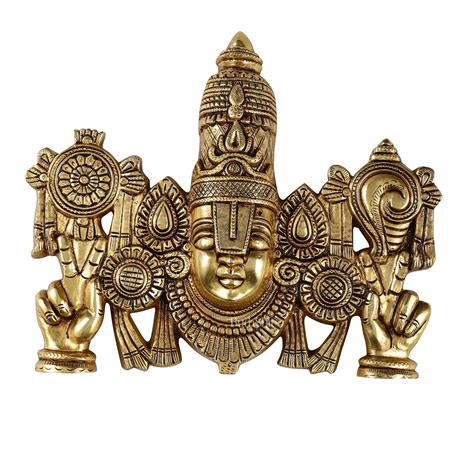 Buy Superfine Brass Lord Tirupati Balaji Venkateshwara Swamy Wall ...
