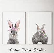 Image result for Bunny Wall Art