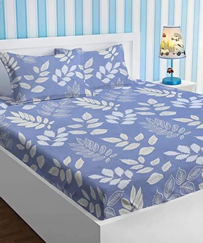 Buy BSB HOME 100% Microfiber Flat Double Bedsheets with 2 Pillow Covers ...