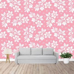 shoelific Floral & Botanical Pink Wallpaper Price in India - Buy ...