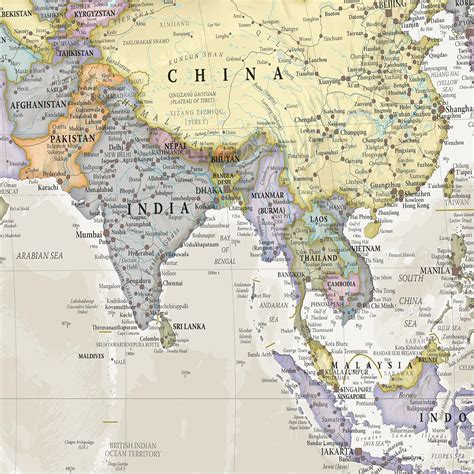 MapsInternational Maps International Giant World Map - Classic Large ...